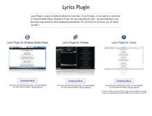 Tablet Screenshot of lyricsplugin.com
